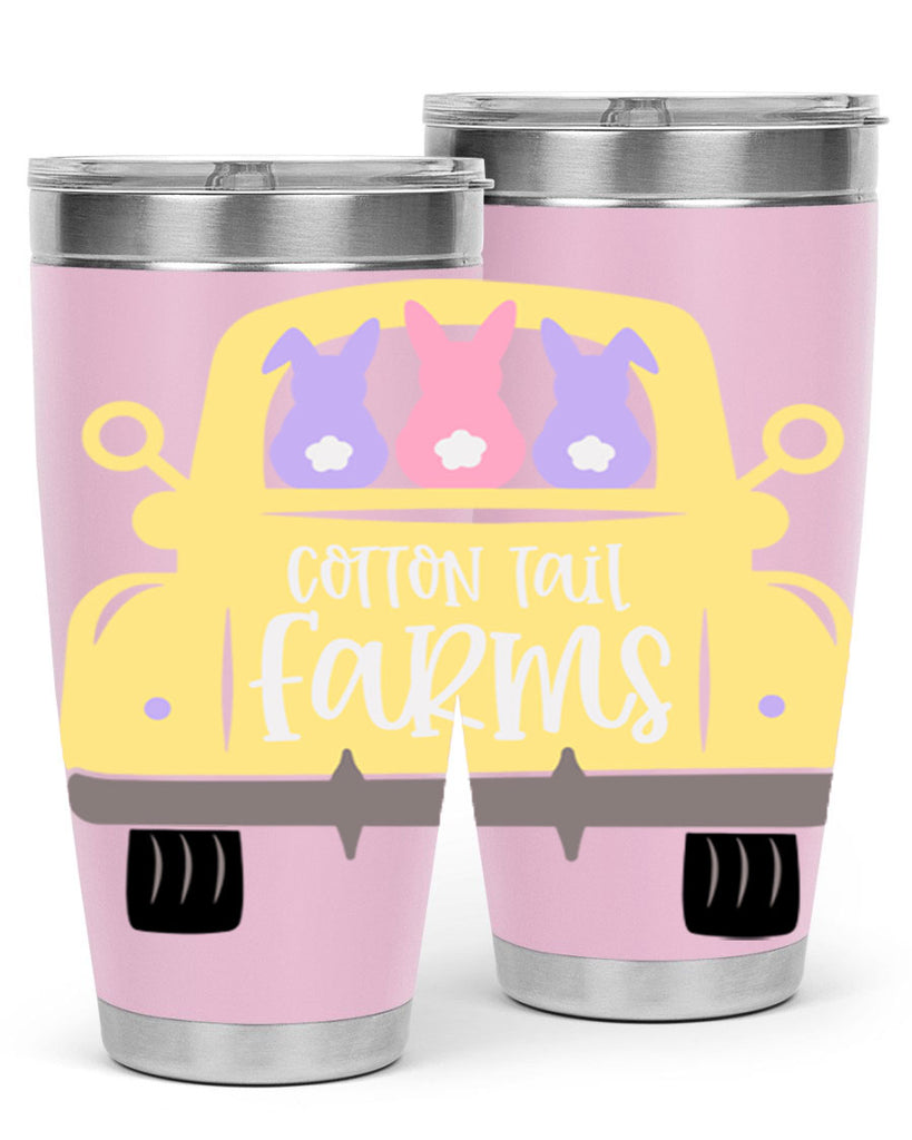 cotton tail farms 62#- easter- Tumbler