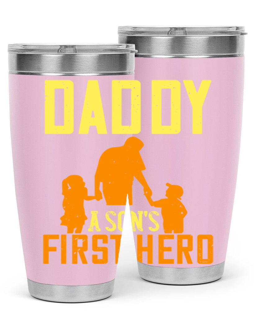 daddy a sons first hero 249#- fathers day- Tumbler