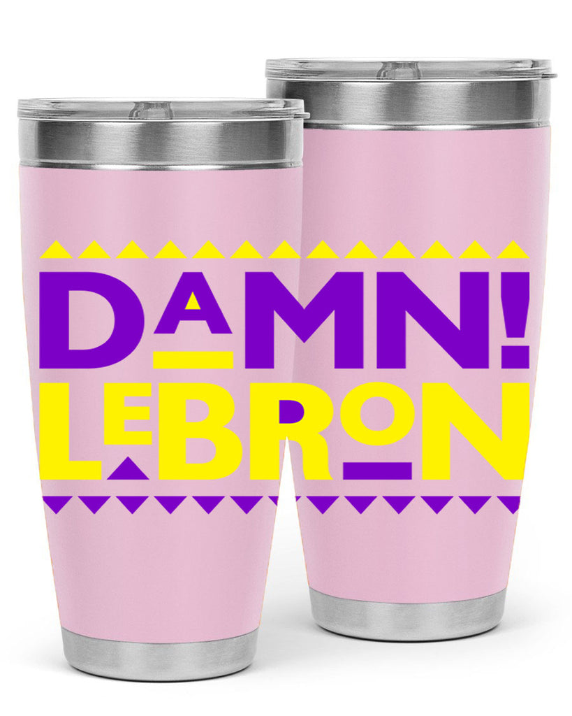 damn lebron 177#- black words phrases- Cotton Tank