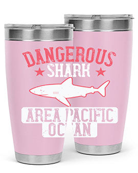 dangerous shark area pacific ocean Style 92#- shark  fish- Tumbler