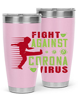 fight against corona virus Style 41#- corona virus- Cotton Tank