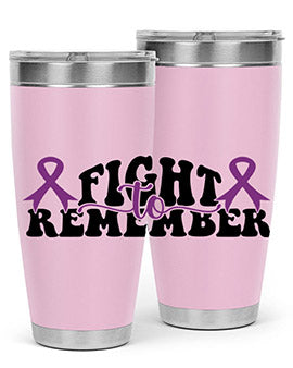 fight to remember 144#- alzheimers- Tumbler