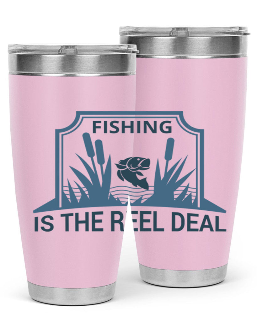 fishing is the real deal 138#- fishing- Tumbler