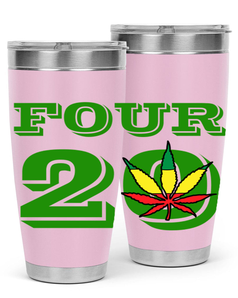 four twenty 87#- marijuana- Tumbler