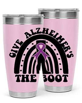 give alzheimer s the boot 154#- alzheimers- Tumbler