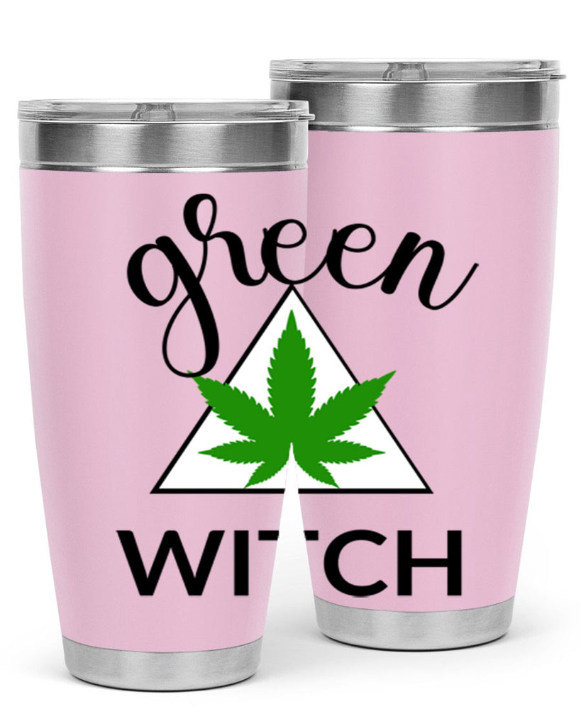 green cannabis with 98#- marijuana- Tumbler