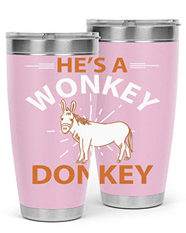 he’s a wonky donkey Style 4#- donkey- Tumbler