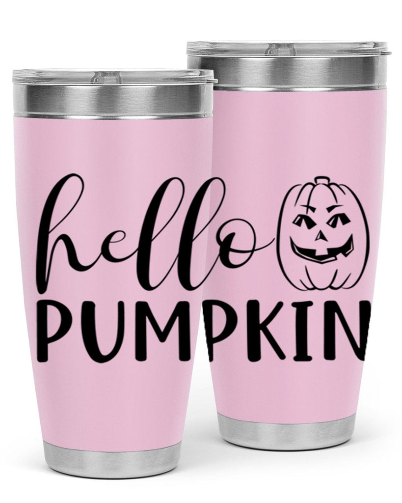 hello pumpkin 287#- fall- Tumbler