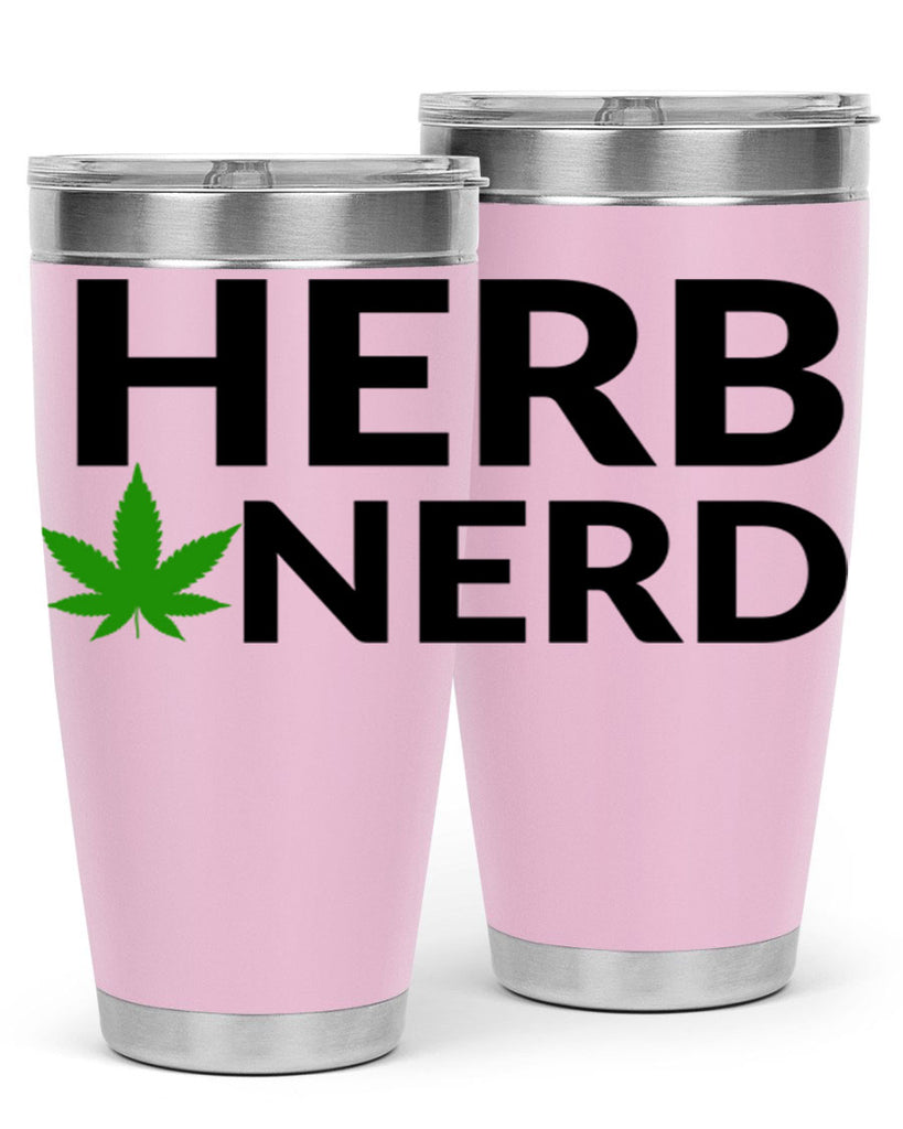 herb nerd 108#- marijuana- Tumbler