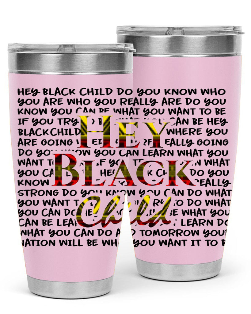 hey black child 128#- black words phrases- Cotton Tank