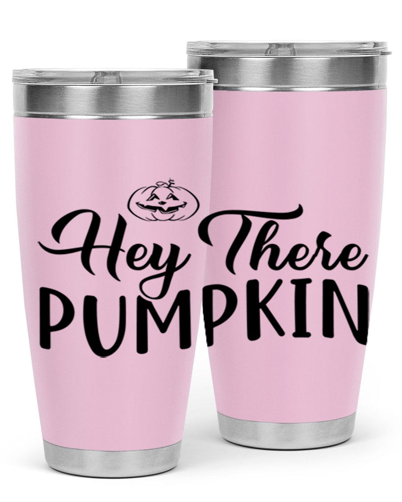 hey there pumpkin 303#- fall- Tumbler