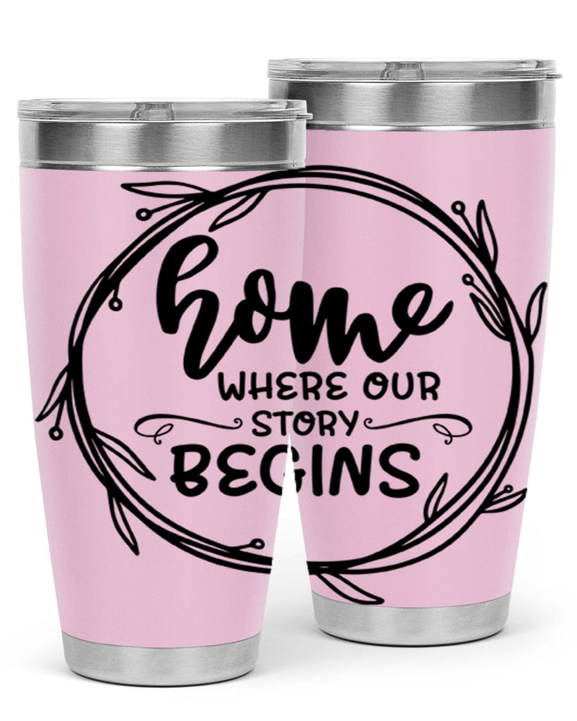 home where our story begins 22#- home- Tumbler