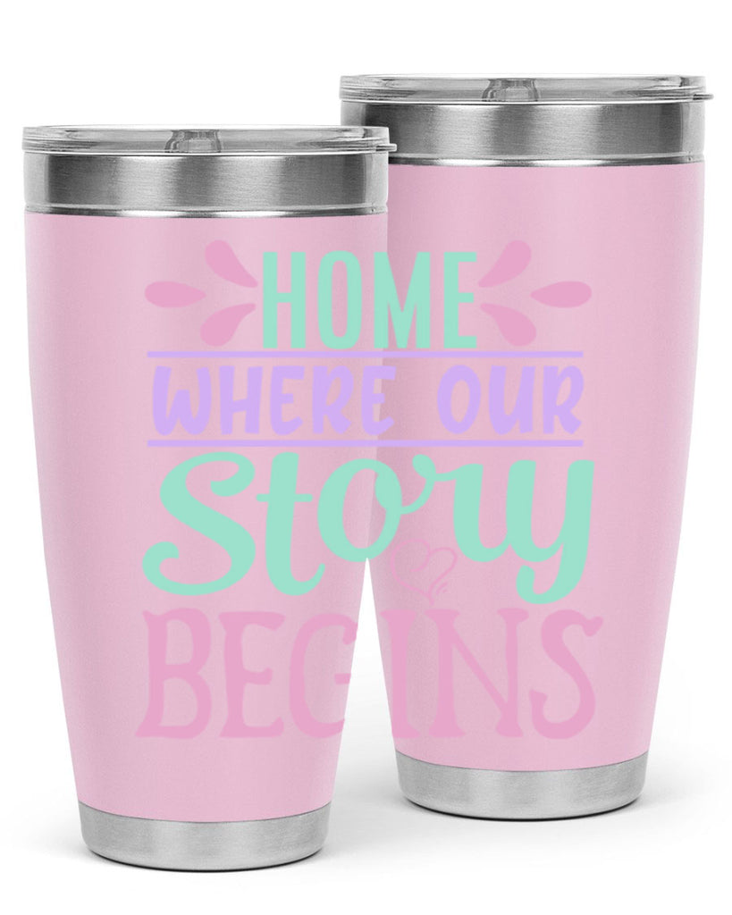 home where our story begins 23#- home- Tumbler