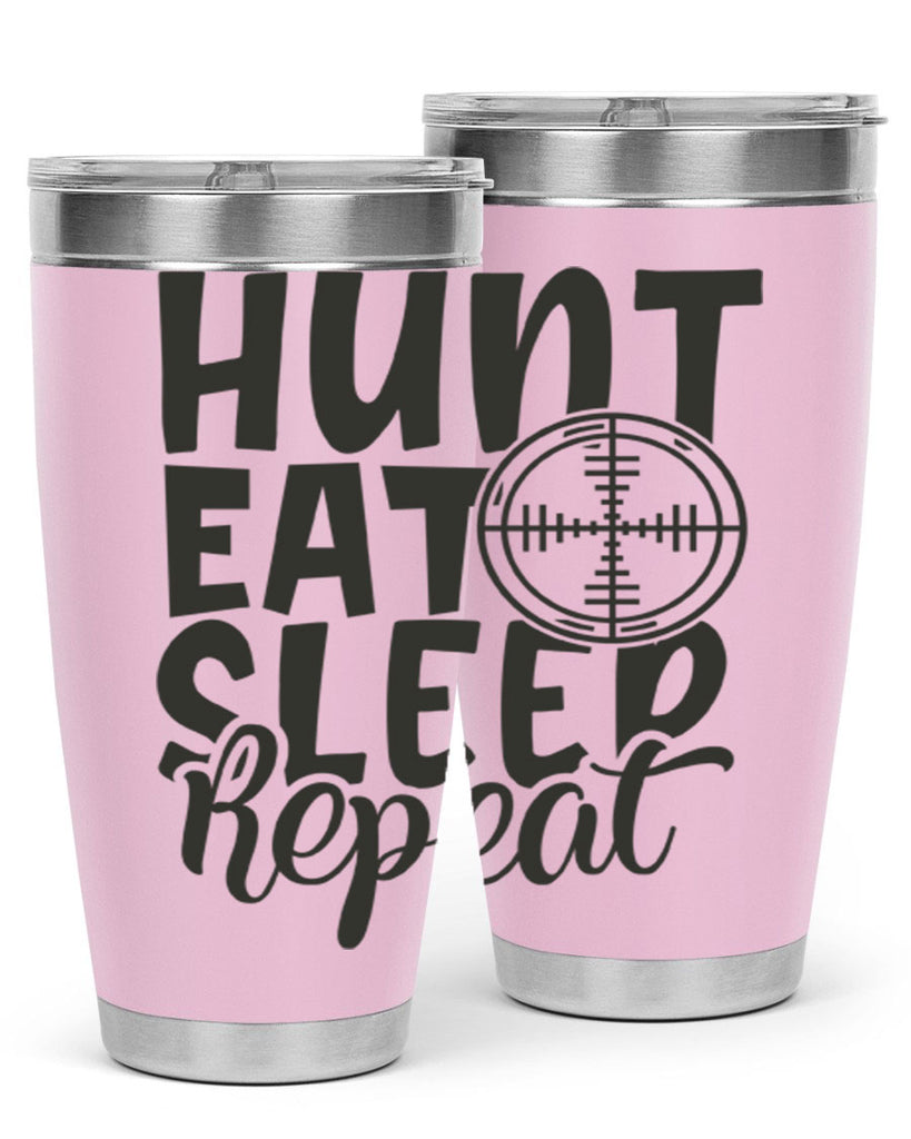 hunt eat sleep repeat 11#- hunting- Tumbler