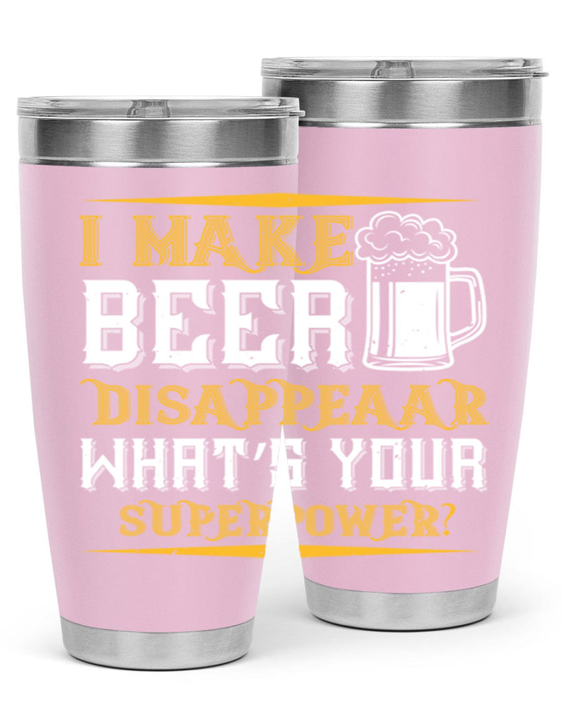 i make beer disappeaar what’s your superpower 73#- beer- Tumbler