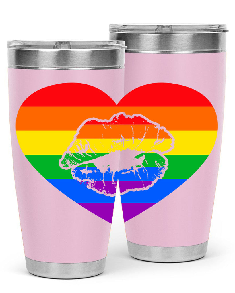 lgbt rainbow cool lip lgbt 96#- lgbt- Tumbler