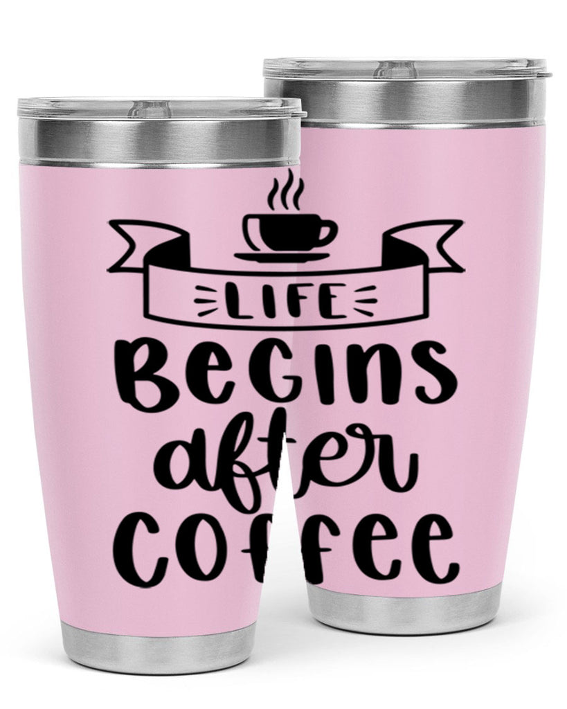 life begins after coffee 79#- coffee- Tumbler