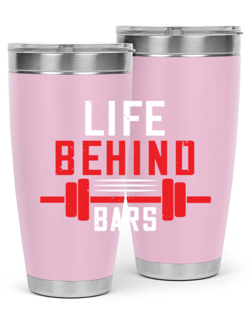 life behind bars 85#- gym- Tumbler