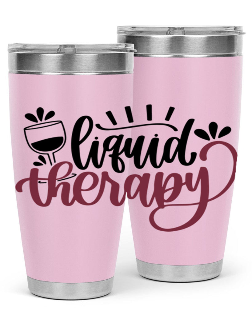 liquid therapy 44#- wine- Tumbler