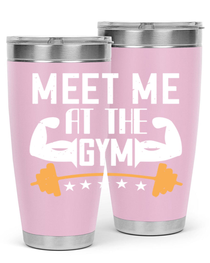 meet me at the gym 83#- gym- Tumbler