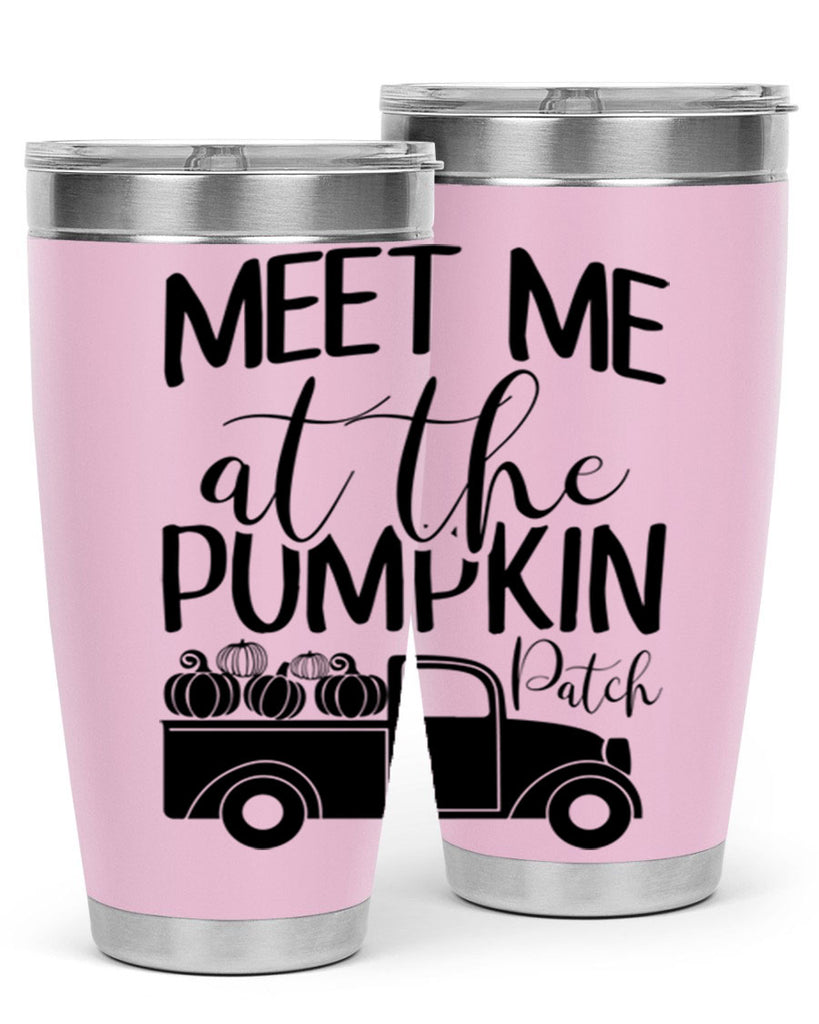 meet me at the pumpkin patch 424#- fall- Tumbler