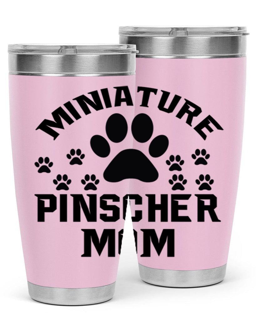 miniature pinscher mom 129#- mom- Tumbler