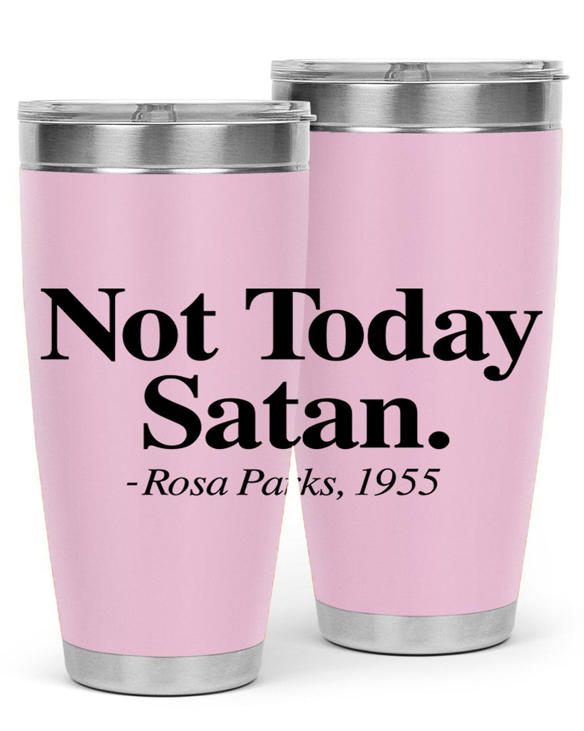 not today satan rosa parks 59#- black words phrases- Cotton Tank