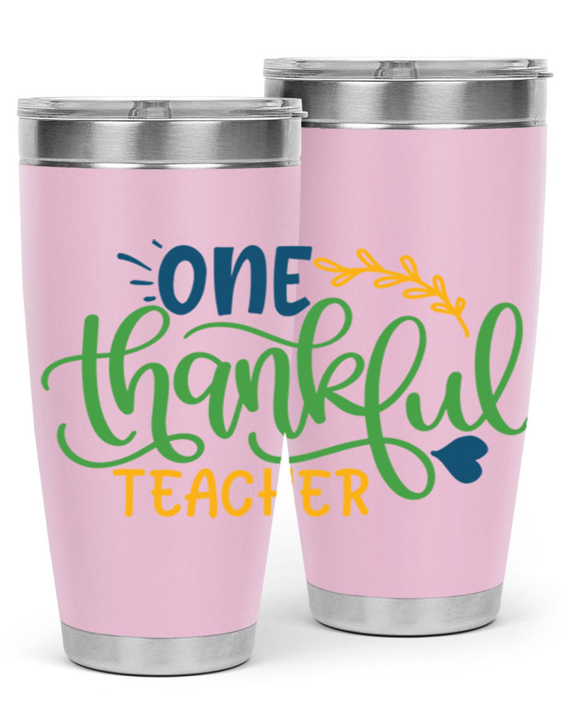 one thankful teacher Style 156#- teacher- tumbler