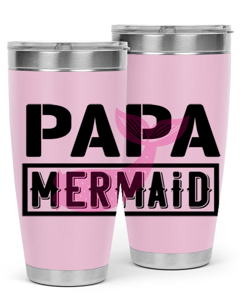 papa mermaid 533#- mermaid- Tumbler