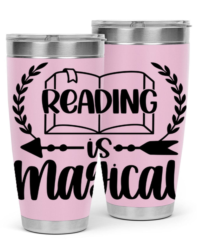 reading is magical 30#- reading- Tumbler