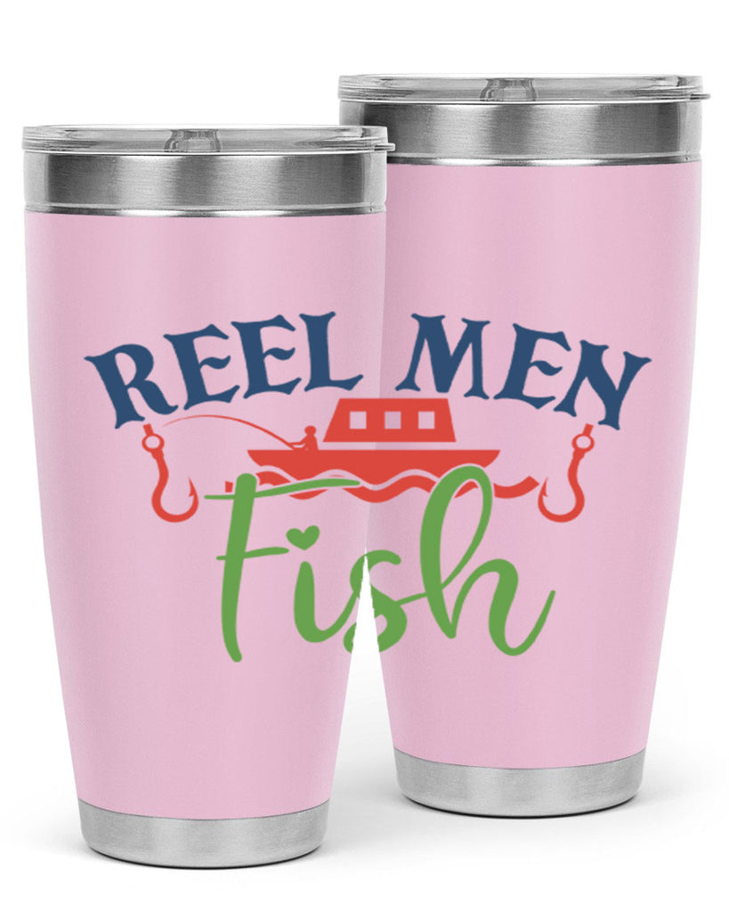 reel men fish 196#- fishing- Tumbler