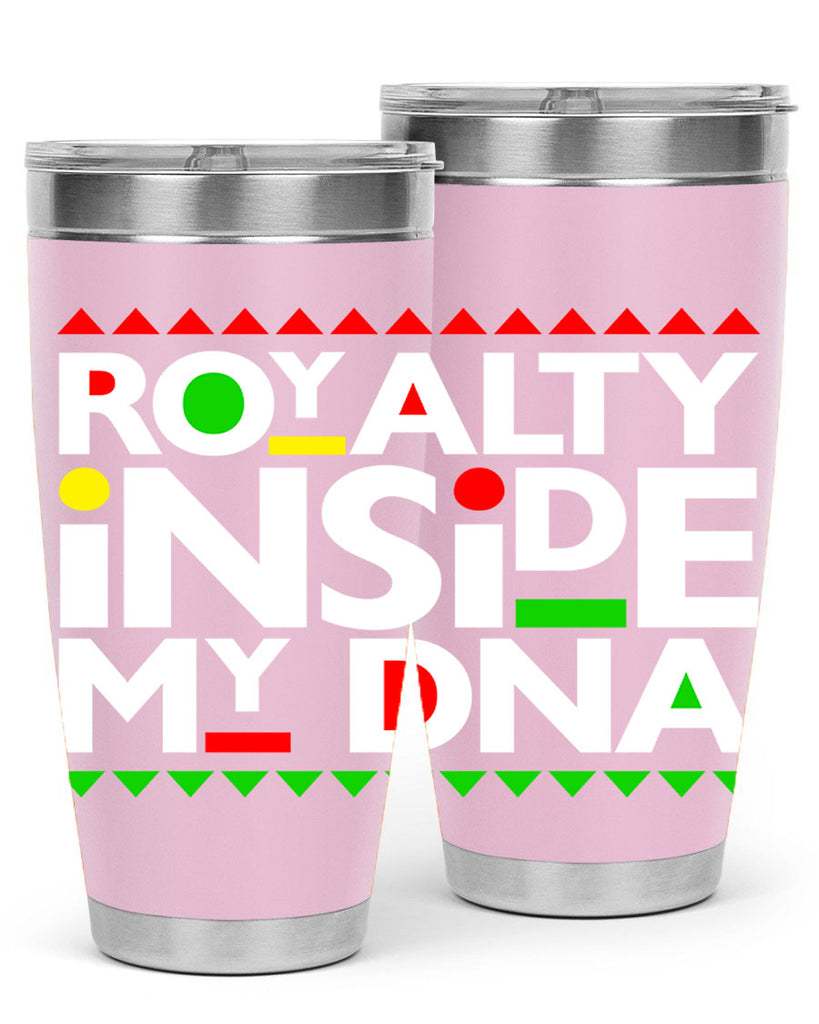 royalty inside my dna 42#- black words phrases- Cotton Tank