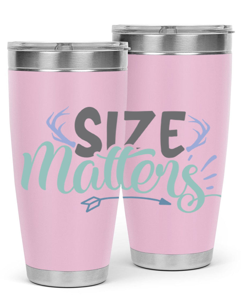 size matters 195#- fishing- Tumbler