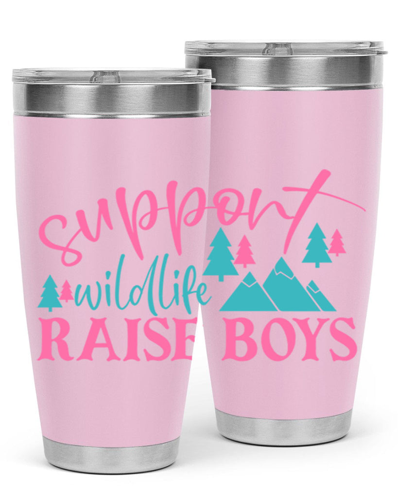 support wildlife raise boys 300#- mom- Tumbler