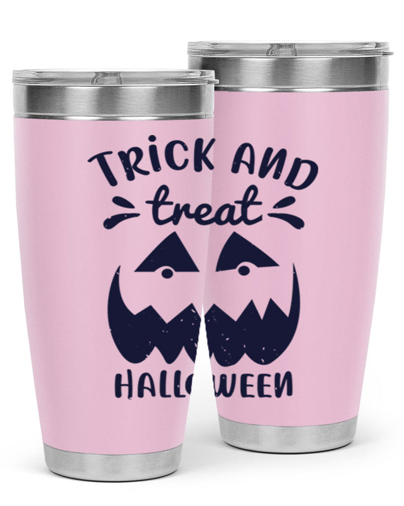 trick and treat halloween 126#- halloween- Tumbler