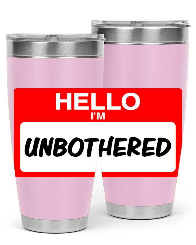 unbothered 14#- black words phrases- Cotton Tank