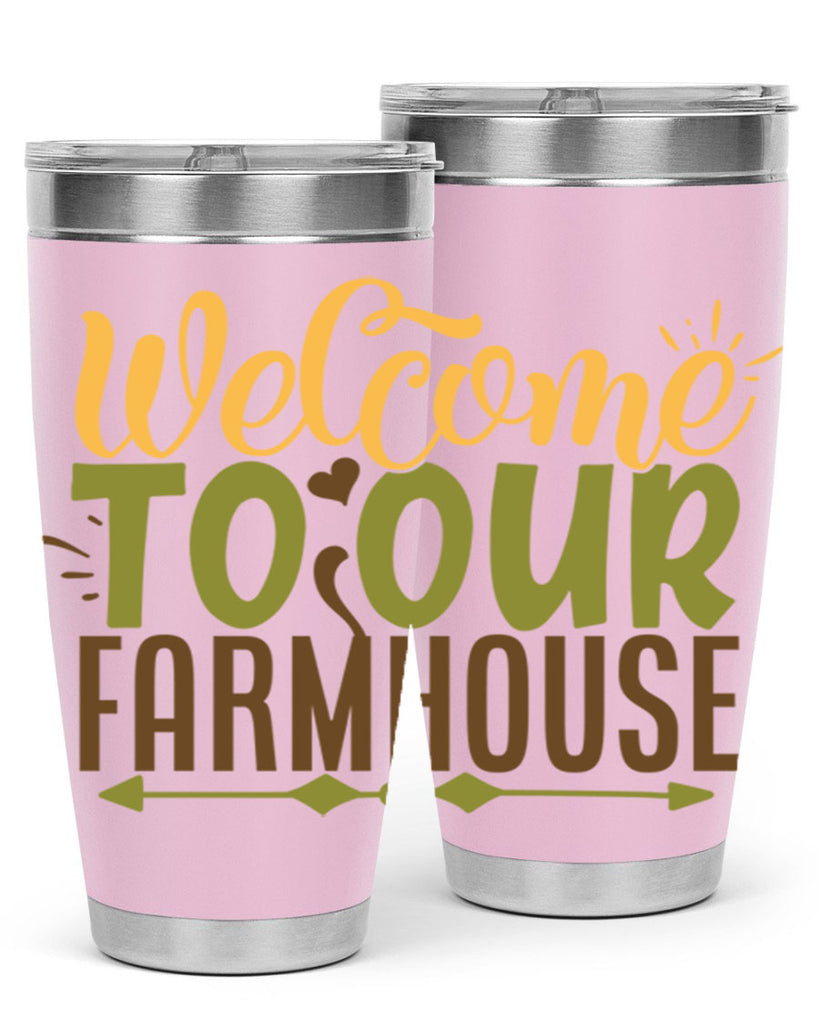 welcome to our farmhouse 2#- farming and gardening- Tumbler