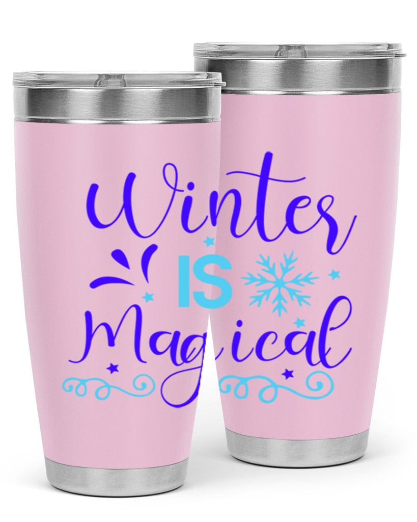 winter is magical 510#- winter- Tumbler