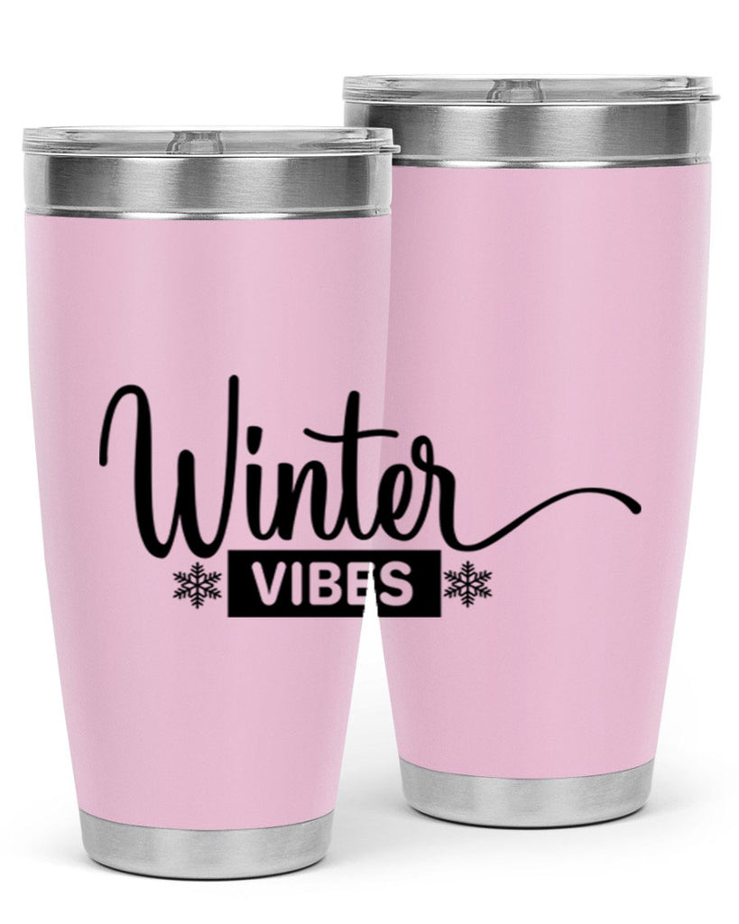 winter vibes 544#- winter- Tumbler