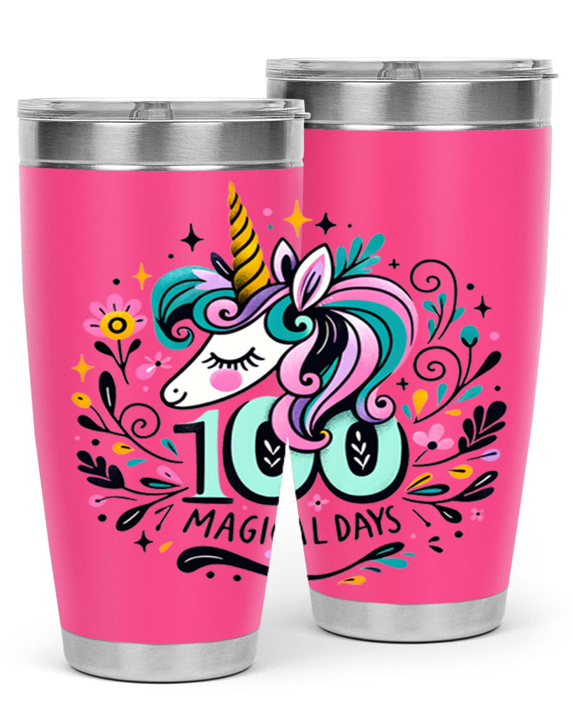 100 Day Magical Sublimation 27#- 100 days of school- Tumbler