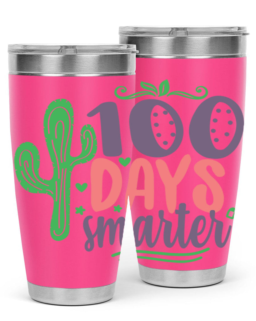 100 days smarterr 23#- 100 days of school- Tumbler