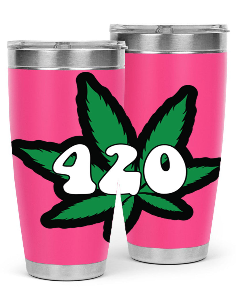 420 4#- marijuana- Tumbler