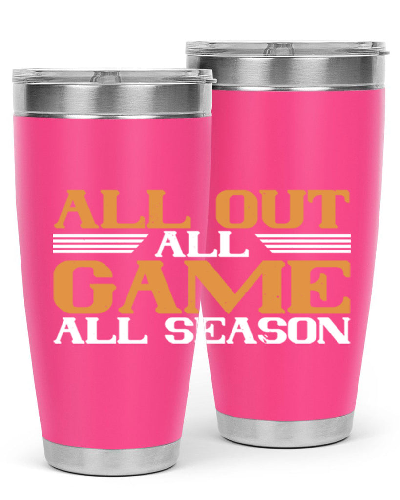 All out all game all season 2238#- badminton- Tumbler