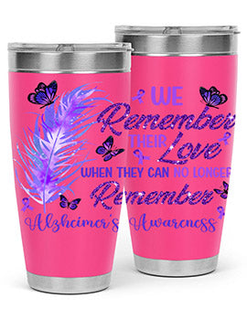 AlzheimerS Awareness Remember Love 19#- alzheimers- Tumbler