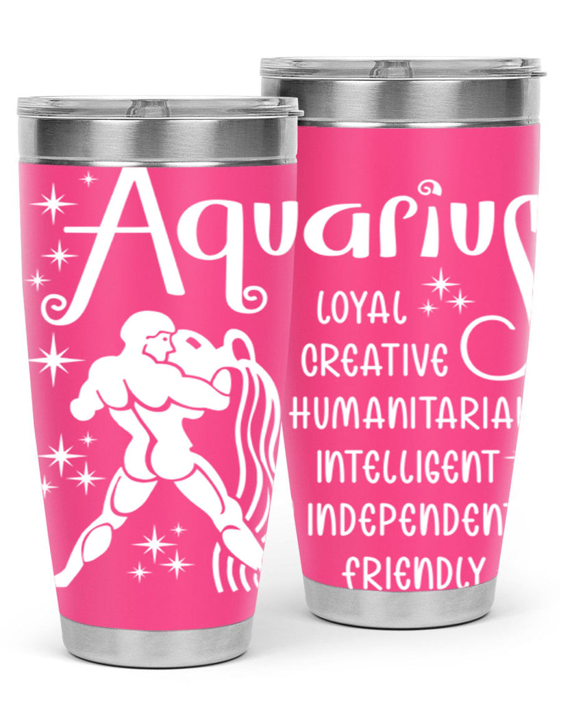 Aquarius 68#- zodiac- Tumbler