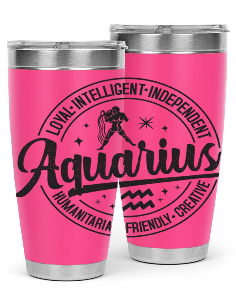 Aquarius 71#- zodiac- Tumbler