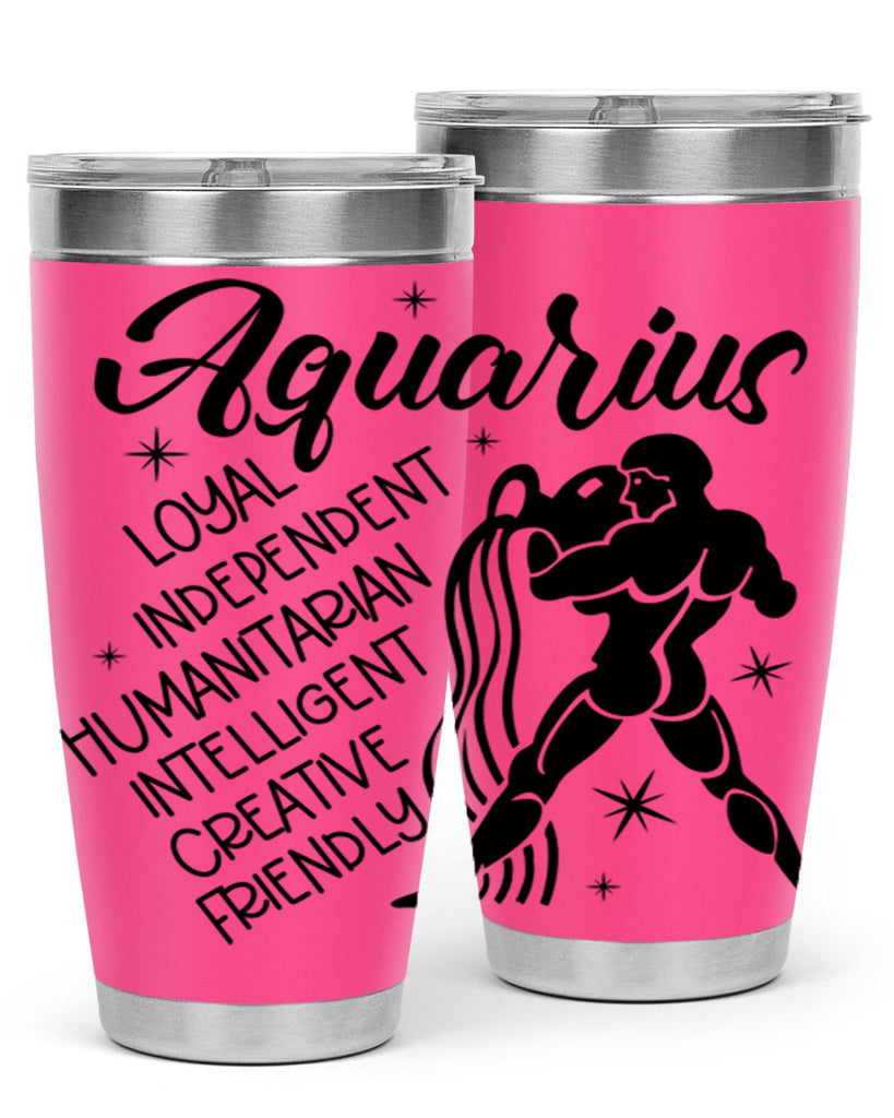 Aquarius 72#- zodiac- Tumbler