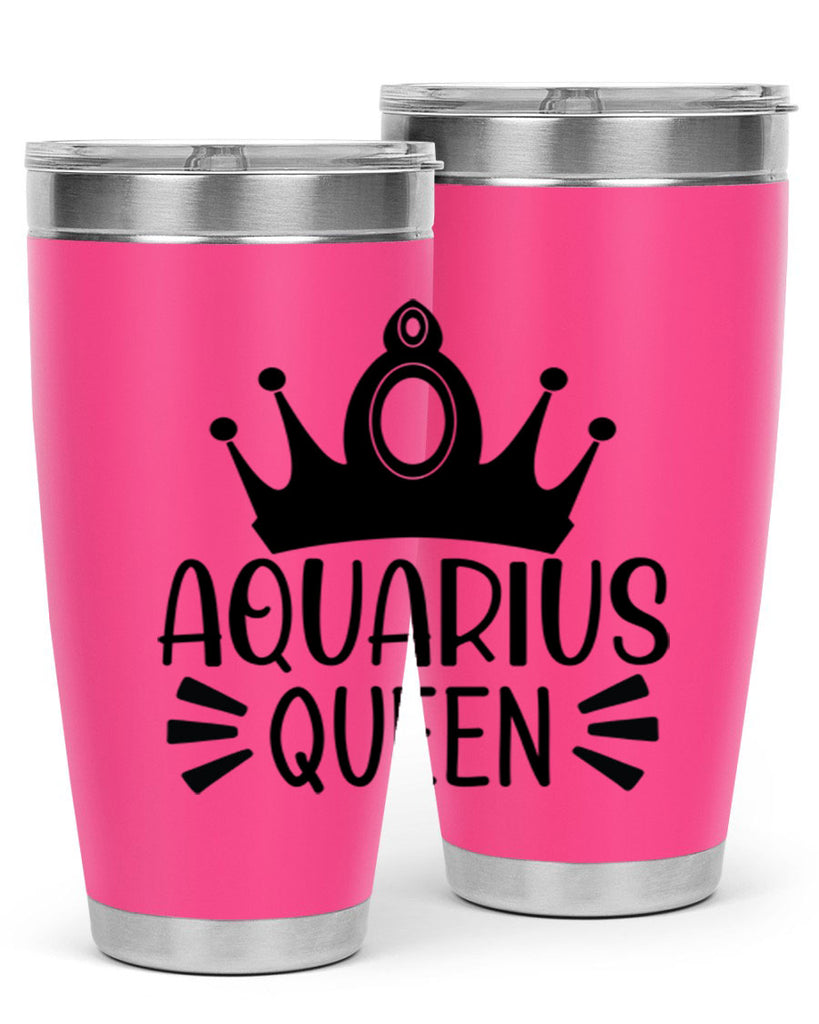 Aquarius queen 73#- zodiac- Tumbler