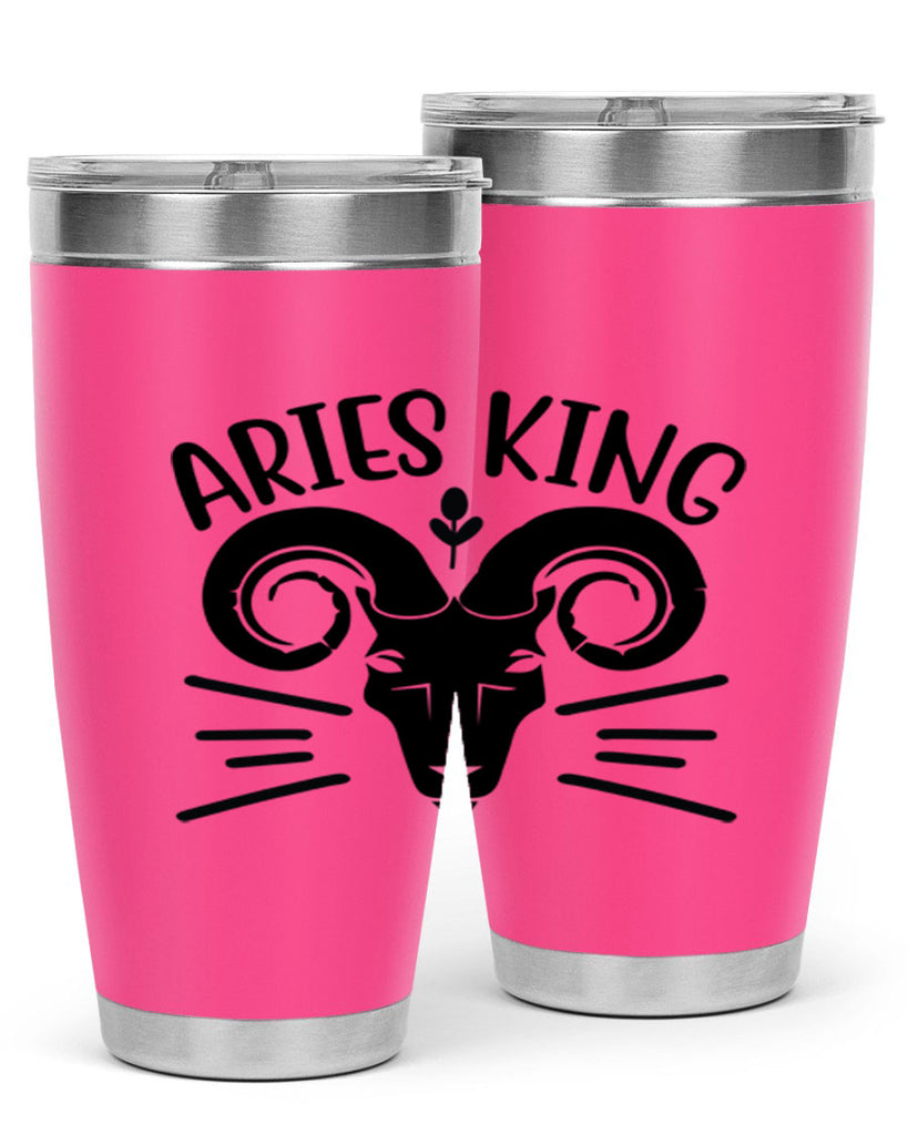 Aries king 109#- zodiac- Tumbler