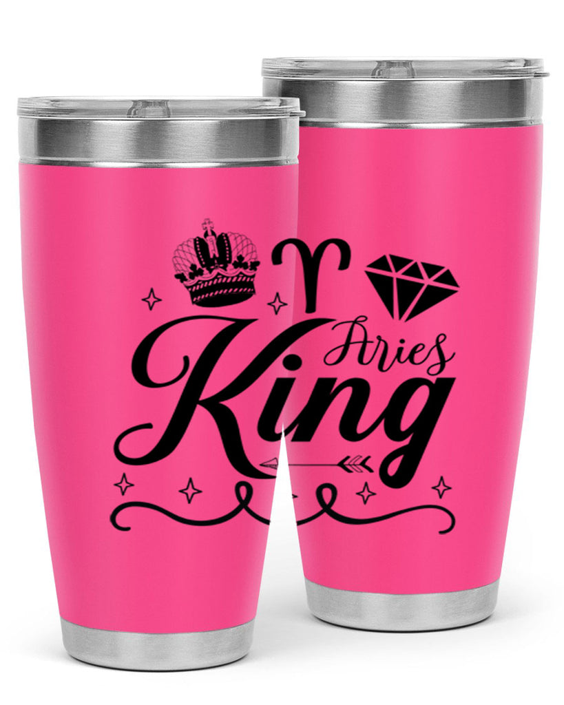 Aries king 111#- zodiac- Tumbler